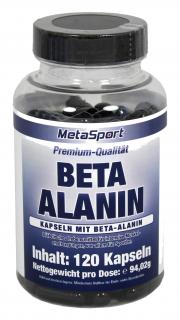 MetaSport Beta Alanin, 120 Kapseln Dose