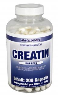 MetaSport Creatin, 200 Kapseln Dose