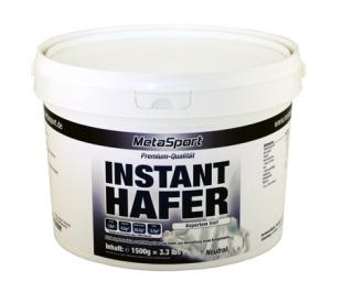 MetaSport Instant Hafer, 1500 g Eimer