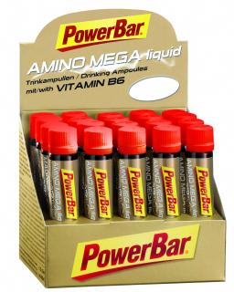 PowerBar Amino Mega Liquid, 20 x 25 ml Ampullen