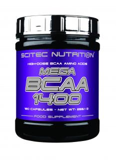 Scitec Nutrition Mega BCAA 1400, 180 Kapseln Dose