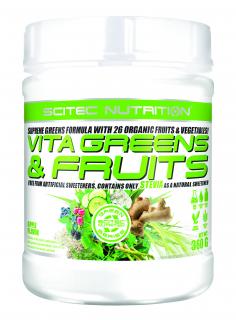 Scitec Nutrition Vita Greens & Fruits mit Stevia, 360 g Dose